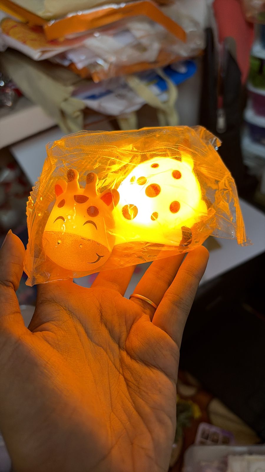 Giraffe mini lamp