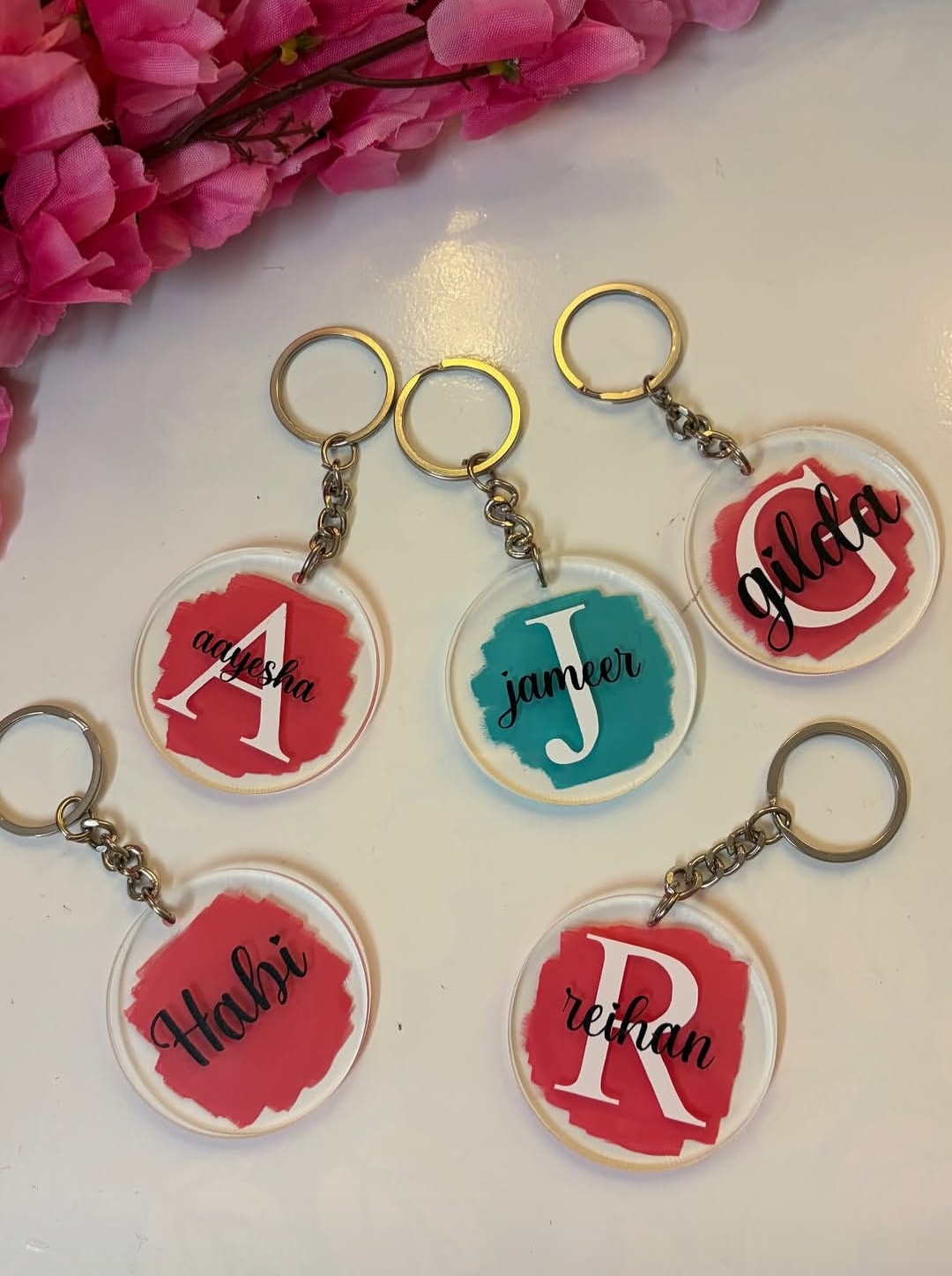 Acrylic keychain