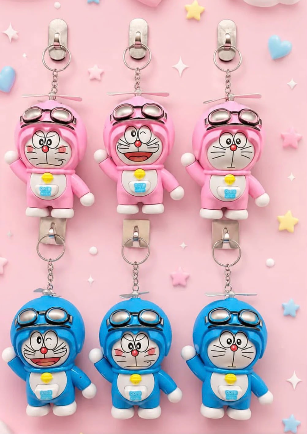Doremon facechanging keychain