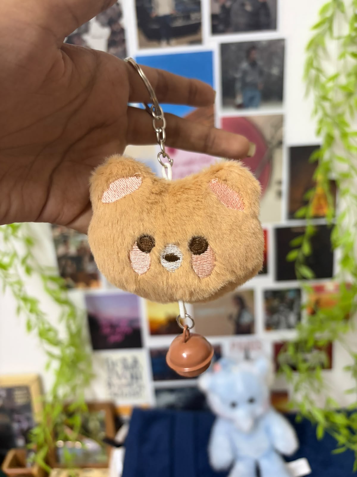 Mini teddy keychain